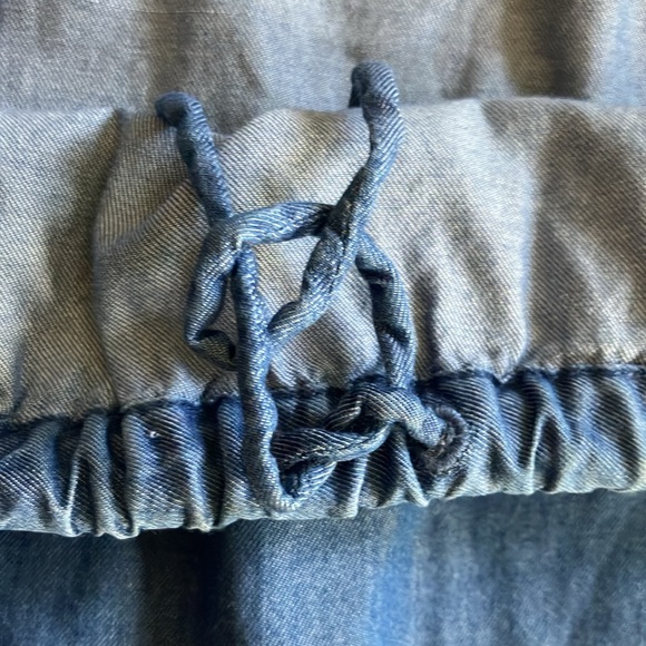 J.Crew Factory off-the-shoulder cotton chambray top Medium - Picture 9 of 11